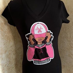 T-shirt for cancer awareness month.